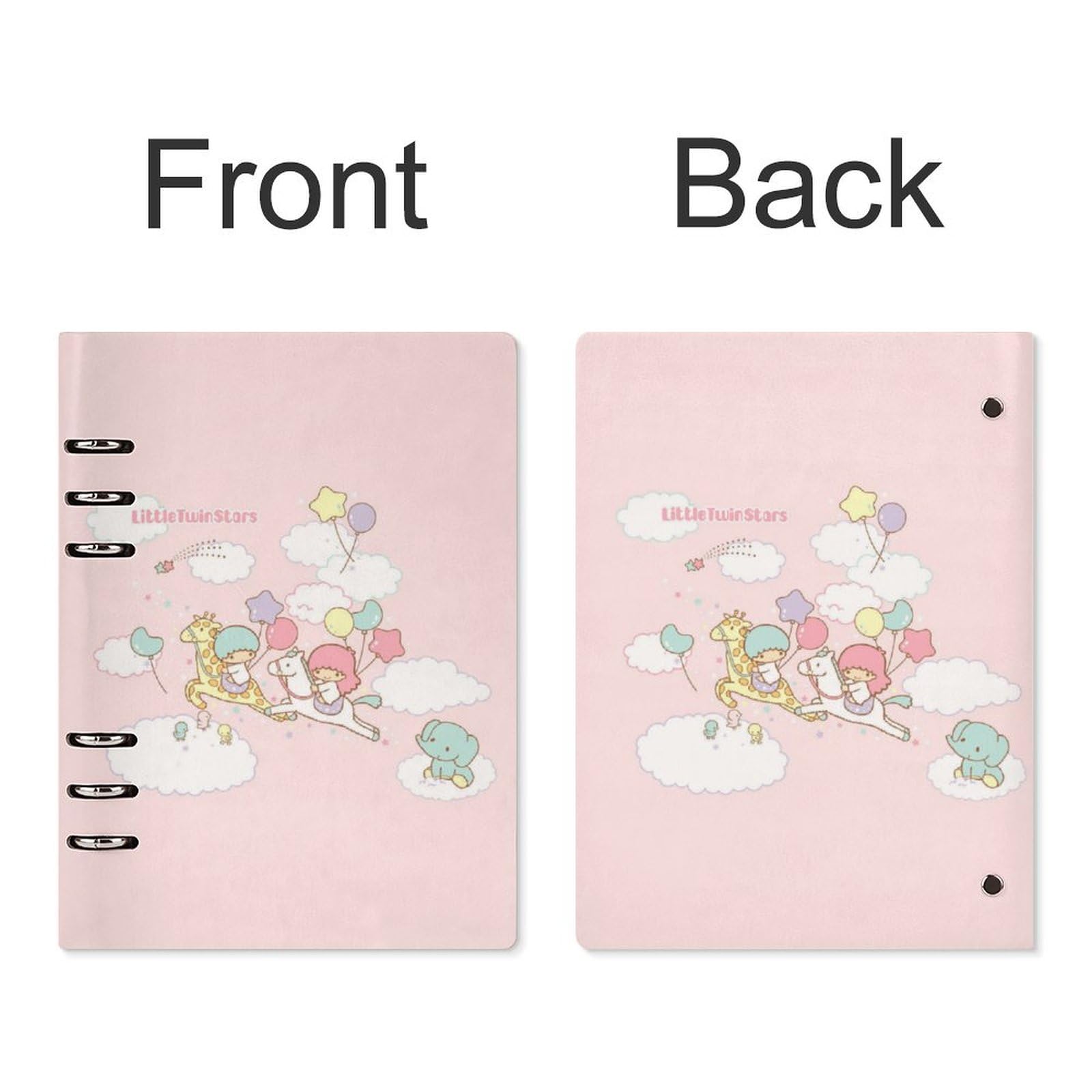 【新品未使用】キキララ リトルツインスターズ　システムバインダー　6穴　レトロ Amazon.co.jp: リトルツインスターズ キキララ システム手帳 PU